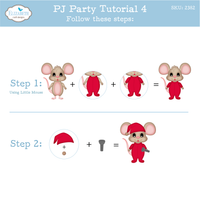 Elizabeth Craft Designs PJ Party Metal Die Set