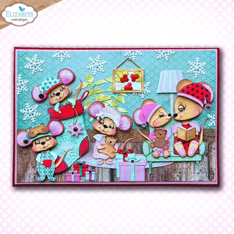 Elizabeth Craft Designs PJ Party Metal Die Set