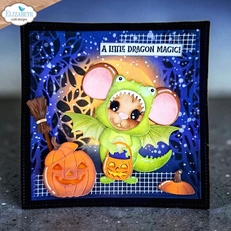 Elizabeth Craft Designs Halloween Costumes Cute Metal Die Set