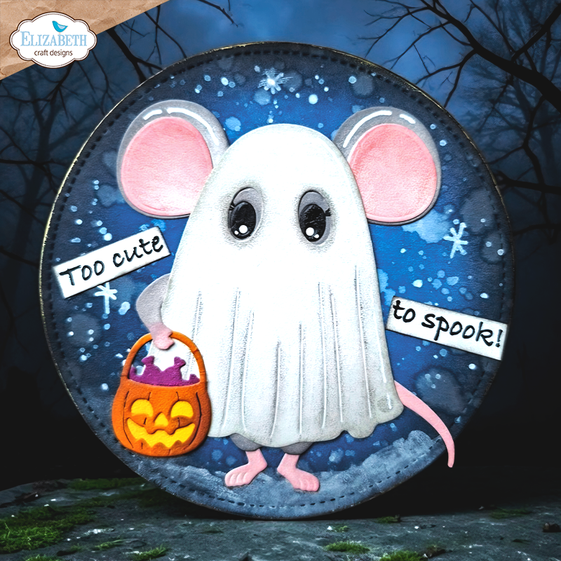 Elizabeth Craft Designs Halloween Costumes Scary Metal Die Set