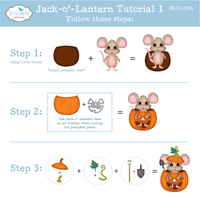 Elizabeth Craft Designs Jack-o'-lantern Metal Die Set