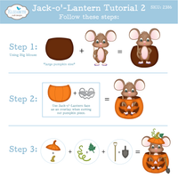 Elizabeth Craft Designs Jack-o'-lantern Metal Die Set