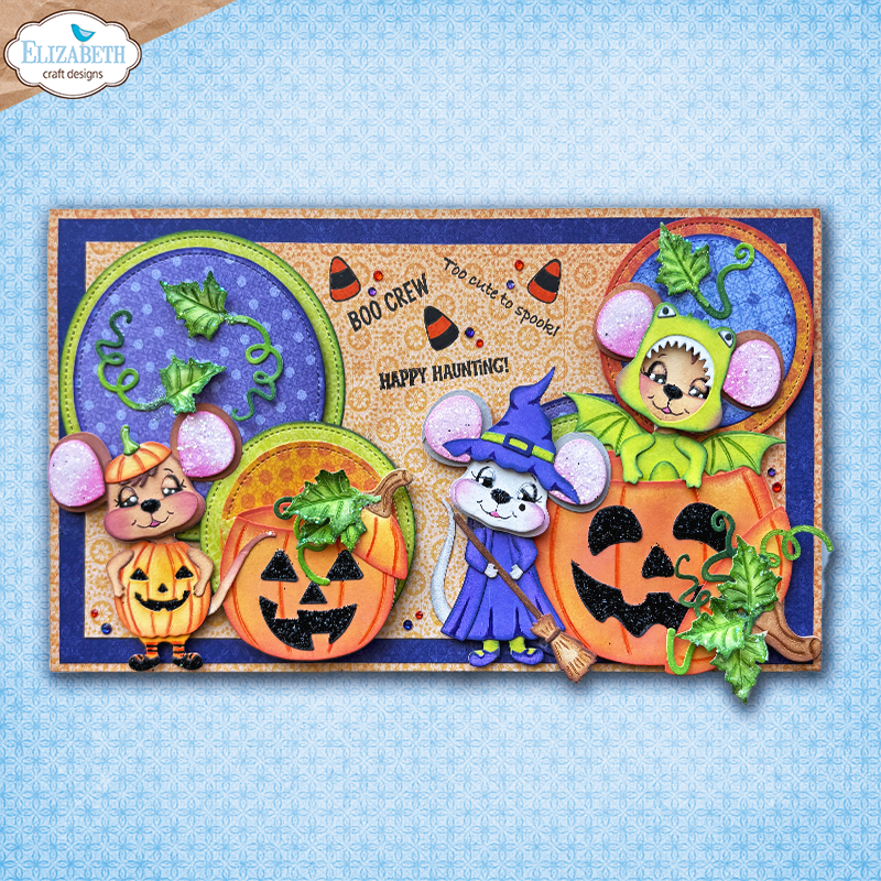 Elizabeth Craft Designs Jack-o'-lantern Metal Die Set