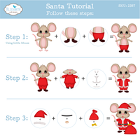 Elizabeth Craft Designs Santa and Mrs. Claus Metal Die Set