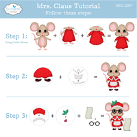 Elizabeth Craft Designs Santa and Mrs. Claus Metal Die Set