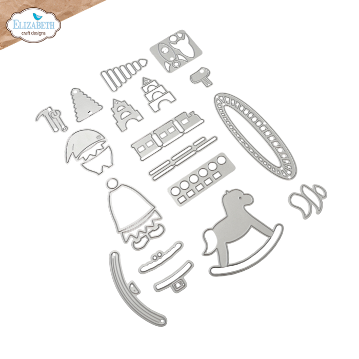 Elizabeth Craft Designs Elf Metal Die Set
