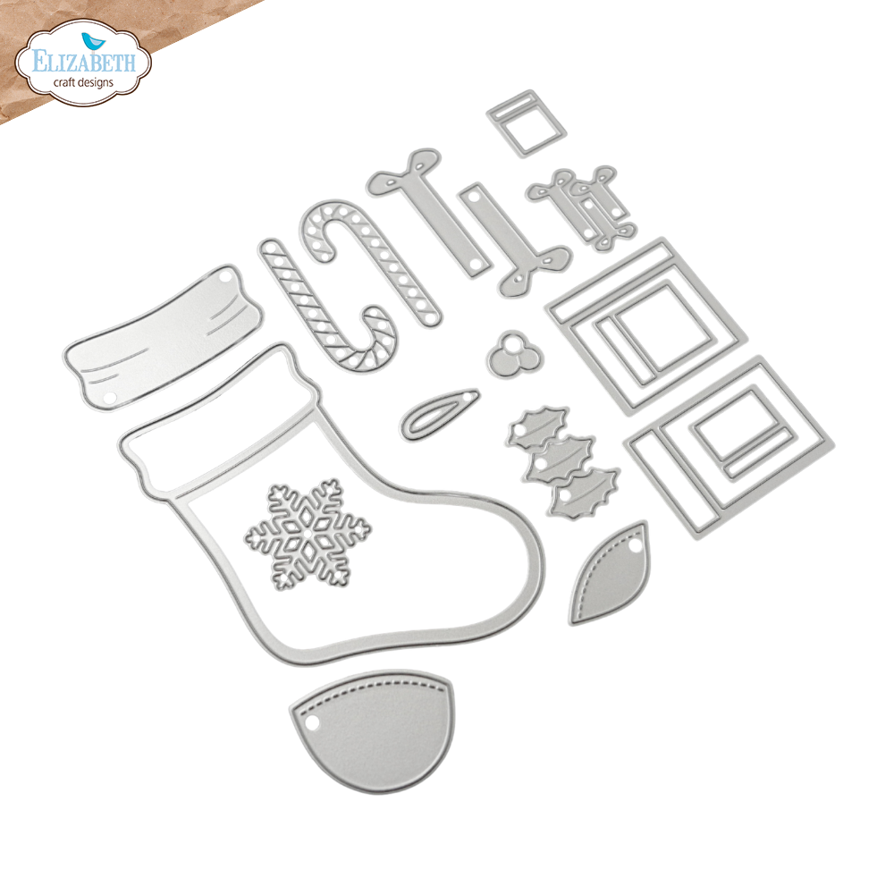 Elizabeth Craft Designs Stocking Metal Die Set