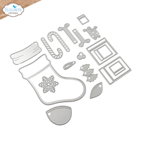 Elizabeth Craft Designs Stocking Metal Die Set