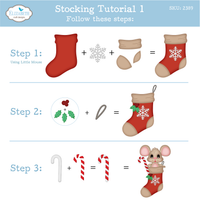 Elizabeth Craft Designs Stocking Metal Die Set