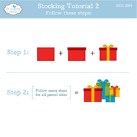 Elizabeth Craft Designs Stocking Metal Die Set