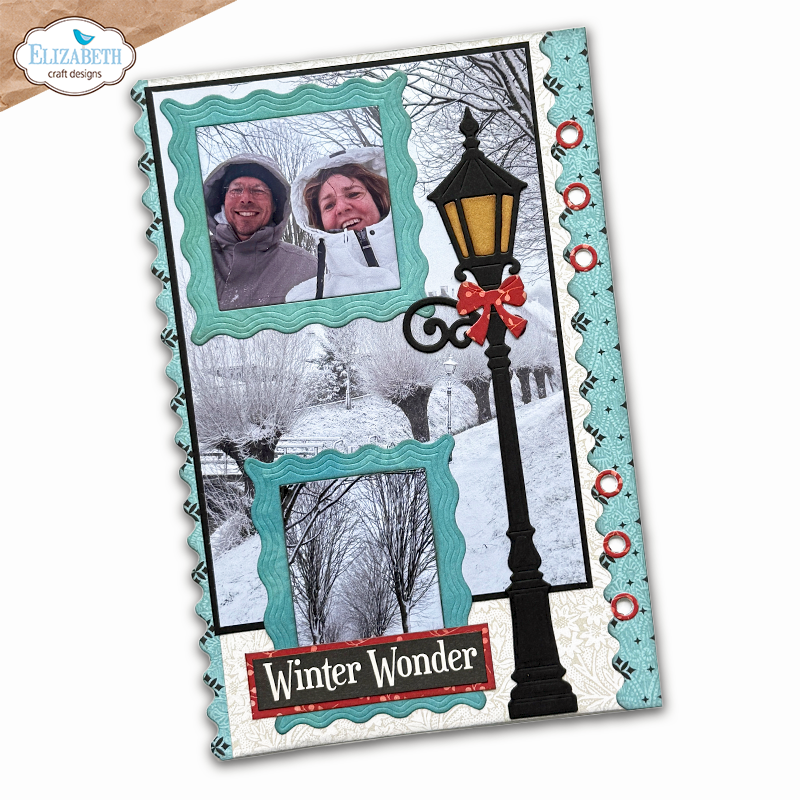 Elizabeth Craft Designs Wavy Page & Lamppost Metal Die Set
