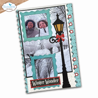 Elizabeth Craft Designs Wavy Page & Lamppost Metal Die Set