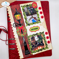Elizabeth Craft Designs Wavy Page & Lamppost Metal Die Set