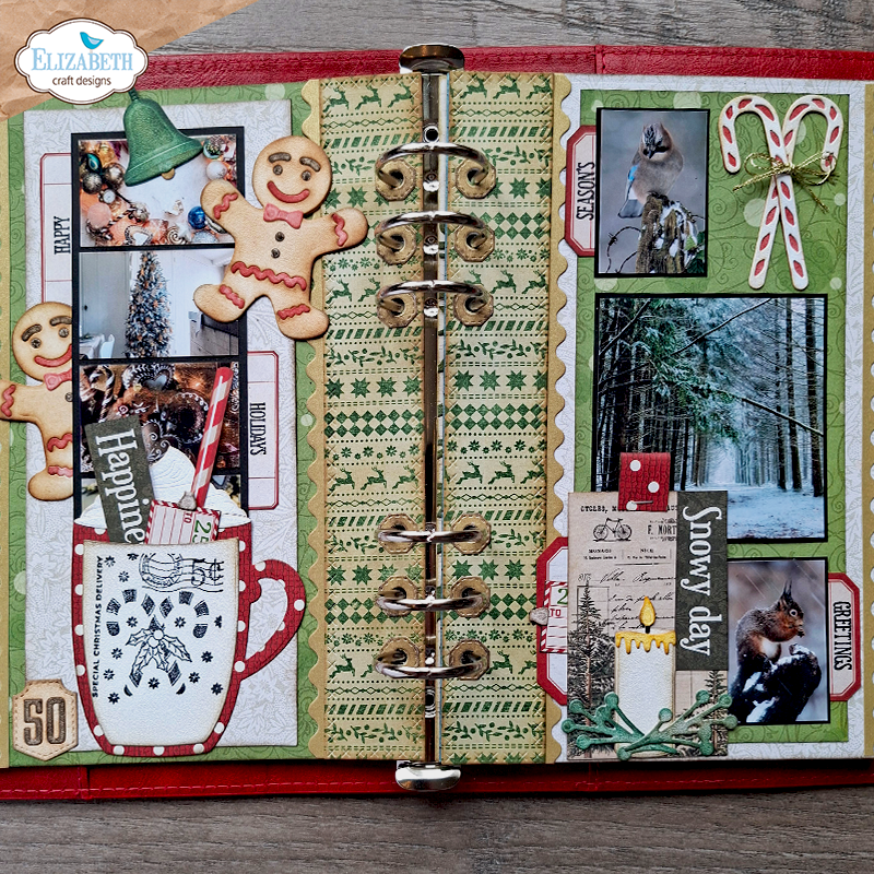 Elizabeth Craft Designs Cozy Season & Reinforcement Strip Metal Die Set