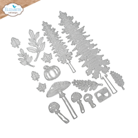 Elizabeth Craft Designs Fall in the Forest Metal Die Set
