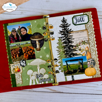 Elizabeth Craft Designs Fall in the Forest Metal Die Set