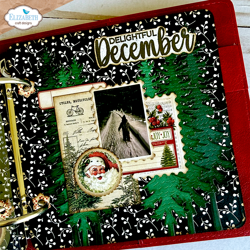 Elizabeth Craft Designs Fall in the Forest Metal Die Set
