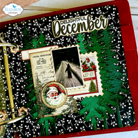 Elizabeth Craft Designs Fall in the Forest Metal Die Set