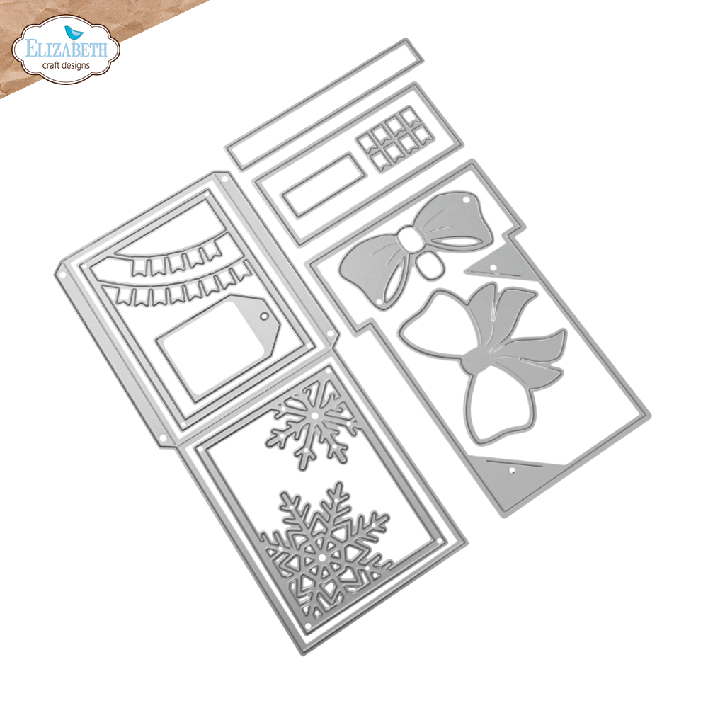 Elizabeth Craft Designs Decorative Gift Card Holder Metal Die Set - 02