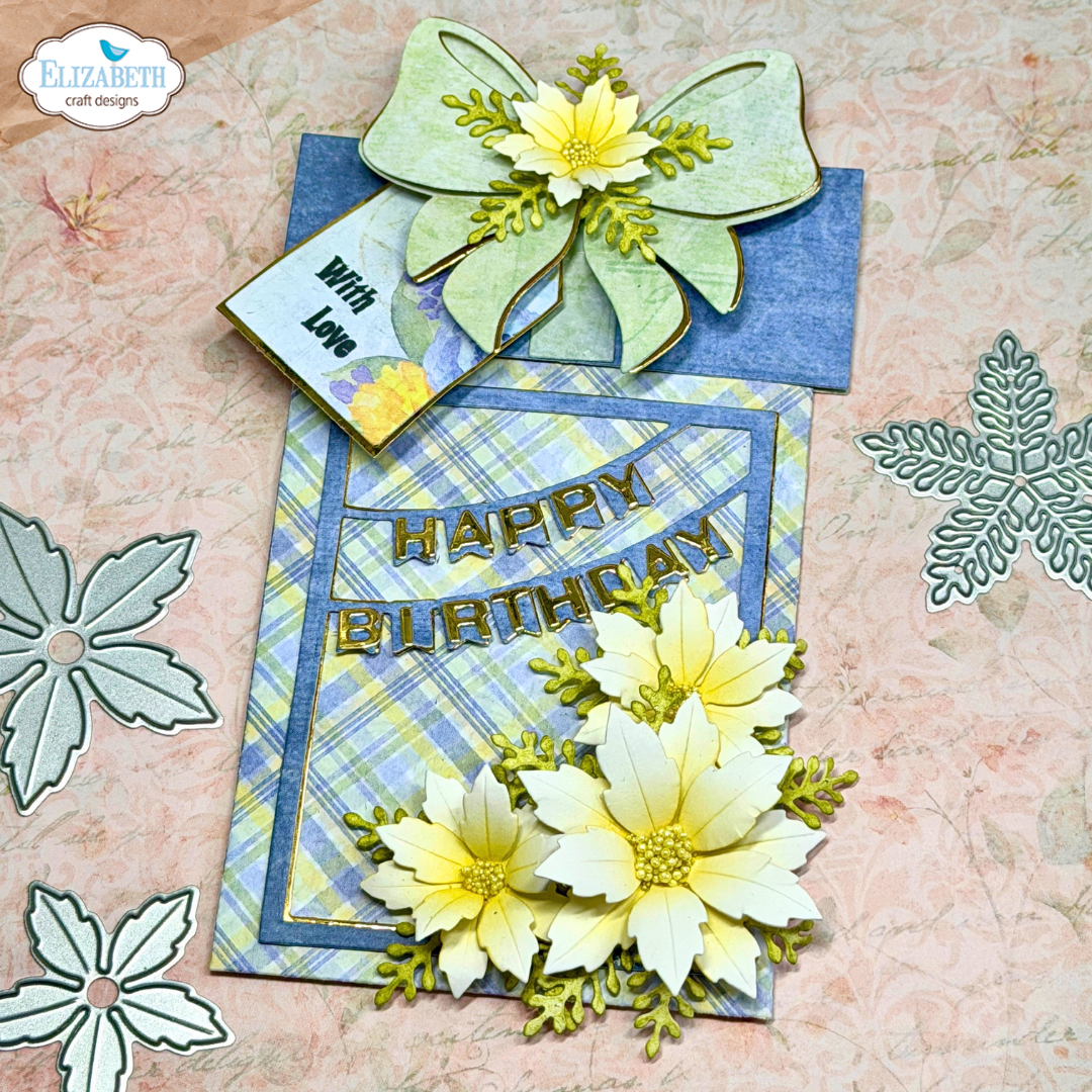 Elizabeth Craft Designs Decorative Gift Card Holder Metal Die Set - 07