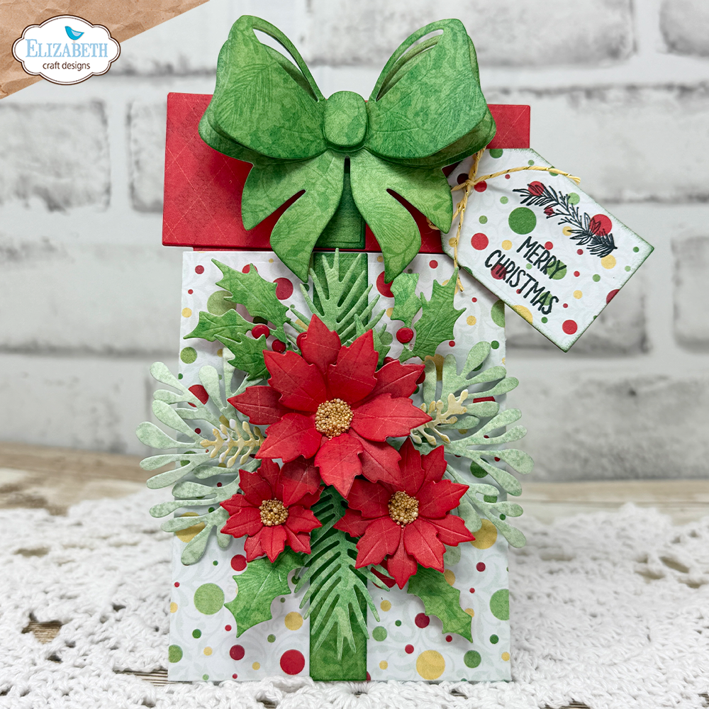 Elizabeth Craft Designs Festive Floral and Foliage Metal Die Set - 03