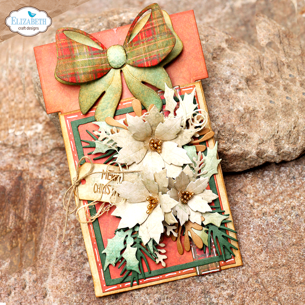 Elizabeth Craft Designs Festive Floral and Foliage Metal Die Set - 05