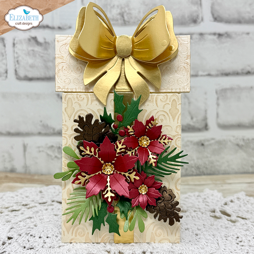 Elizabeth Craft Designs Festive Floral and Foliage Metal Die Set - 06