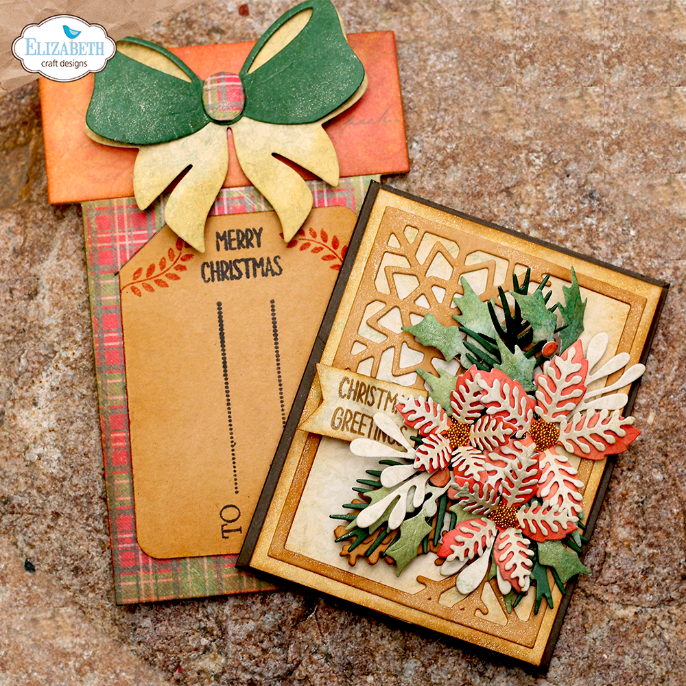 Elizabeth Craft Designs Festive Floral and Foliage Metal Die Set - 09