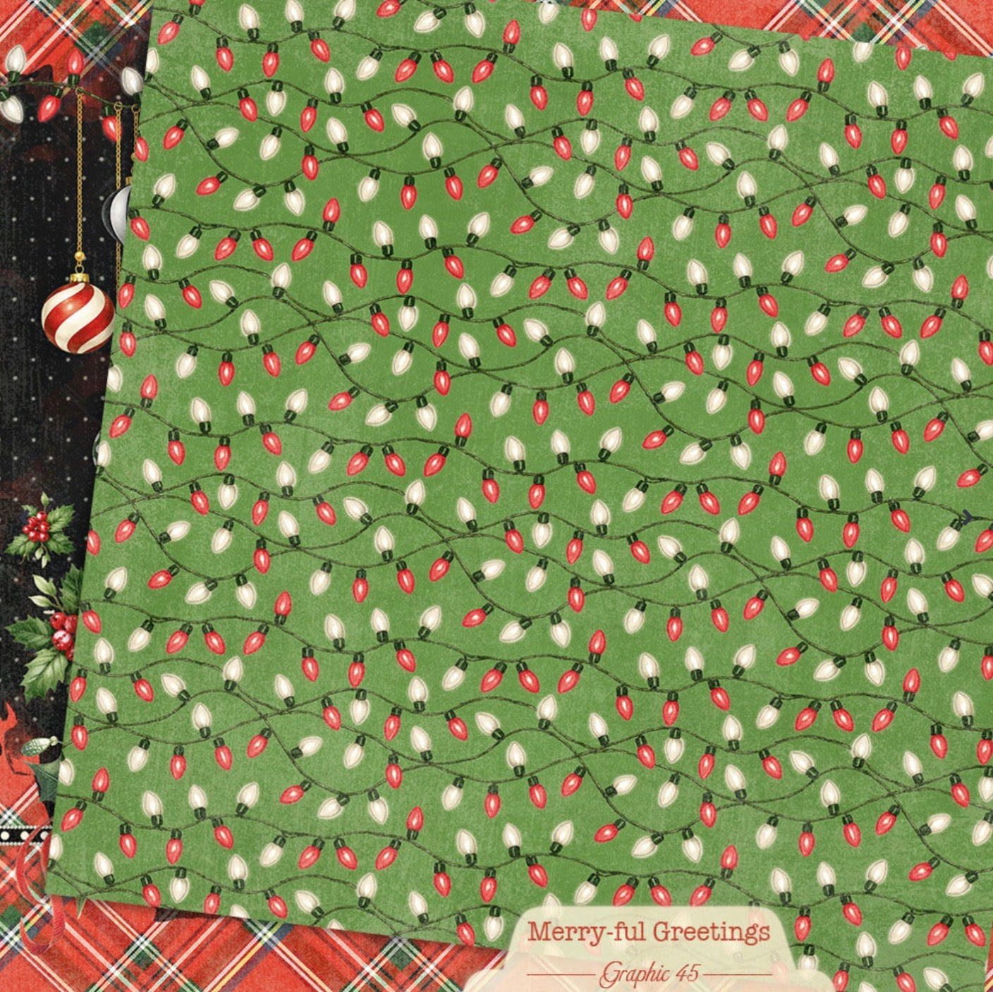 Graphic 45 Merry-ful Greetings 8” x 8” Collection Pack