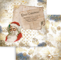 Stamperia (12"x12") Dubbelzijdig papierpakket - Romantische kerst 