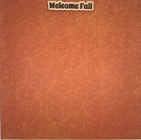 Welcome Fall Wooden Embellishment