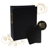 Graphic 45 Black Rectangle Tag & Pocket Album