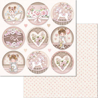 Stamperia Little Girl Paper Pack 12” x 12”