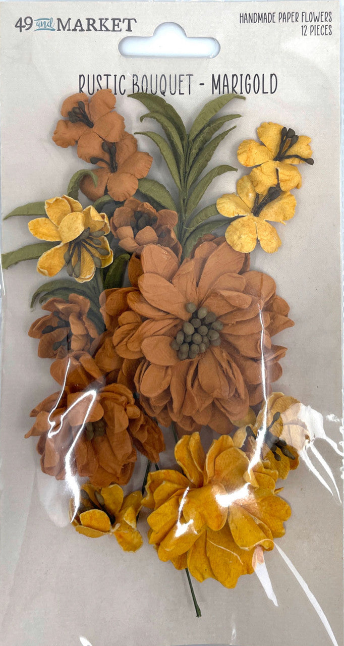 49 en markt rustieke boeketbloemen - goudsbloem