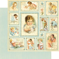 Juego de edición de lujo para coleccionistas Graphic 45 Little Darlings de 12" x 12"