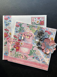 Graphic 45 Flower Market Floral Pocket Card Set Monthly Project (Volume 1/20230)