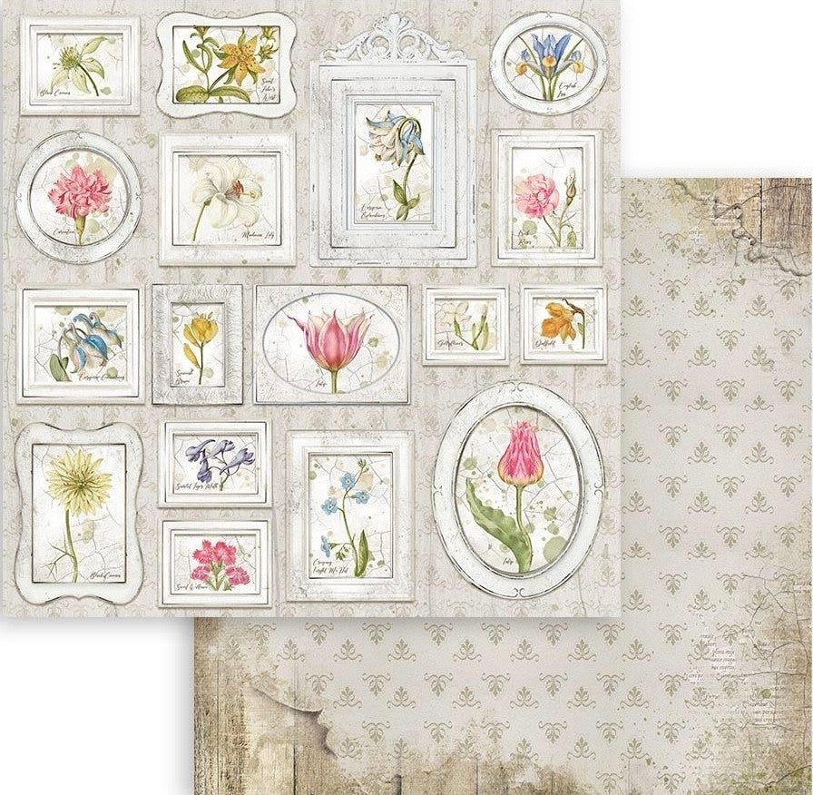 Stamperia Double Face 12” x 12” Paper Collection - Romantic Garden House