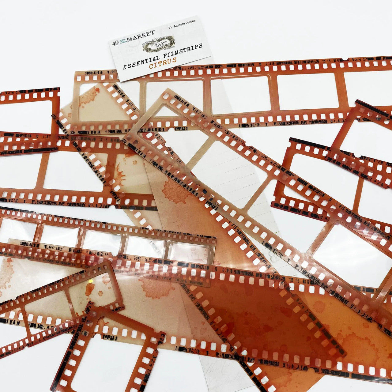 49 & Market Vintage Bits Essential Filmstrips - Citrus