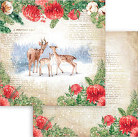 Stamperia Romantische Collectie - Huis voor de Feestdagen 30 x 30 cm Papiercollectie
