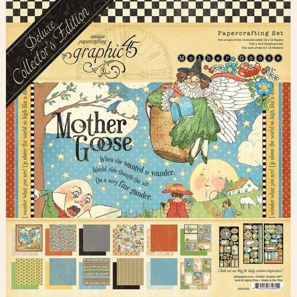 Gráfico 45 Mother Goose 12” x 12” Edición de coleccionista de lujo