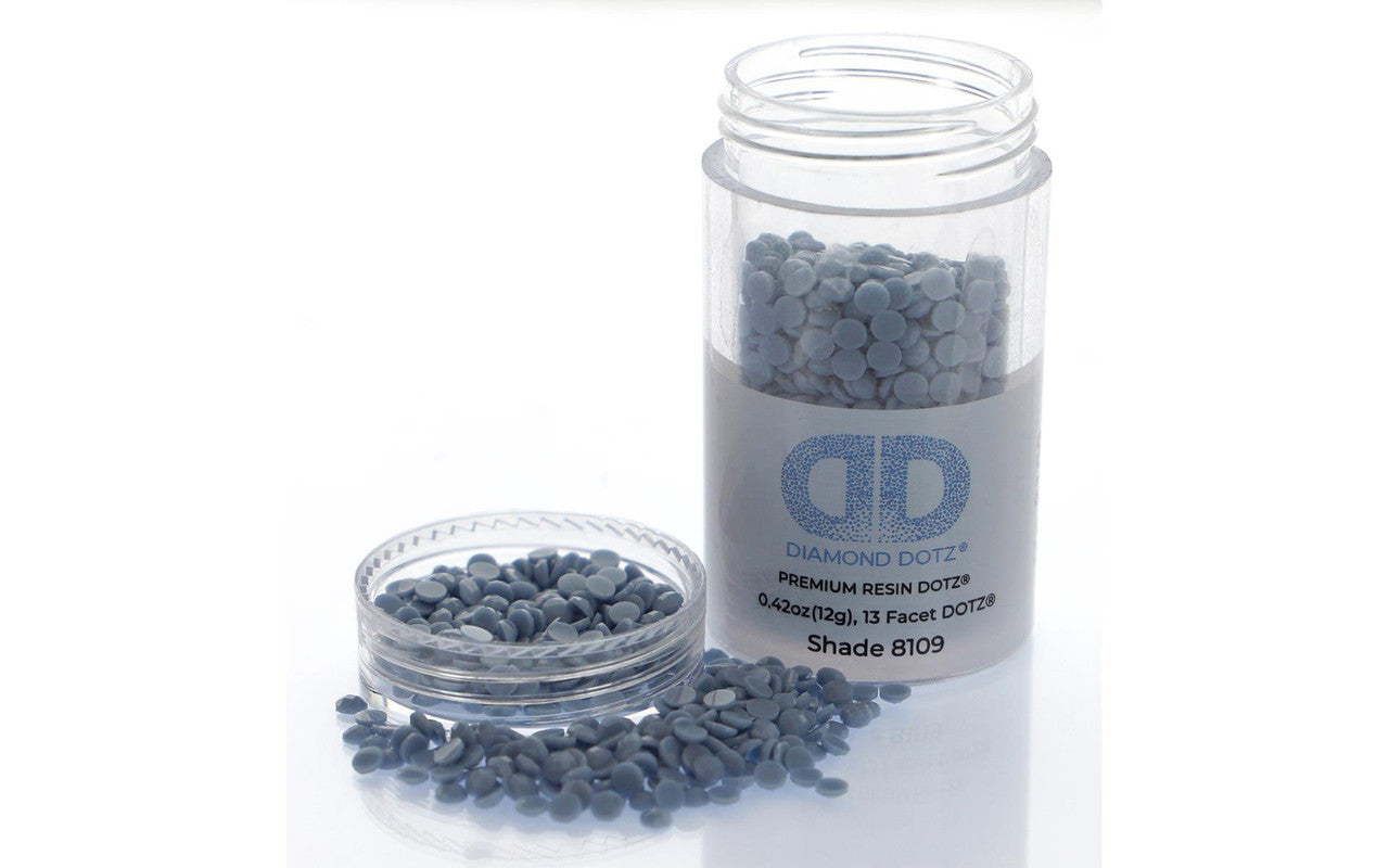 Diamond Dotz Freestyle Gems 2,8 mm 12 g Md blauwgrijs 8109