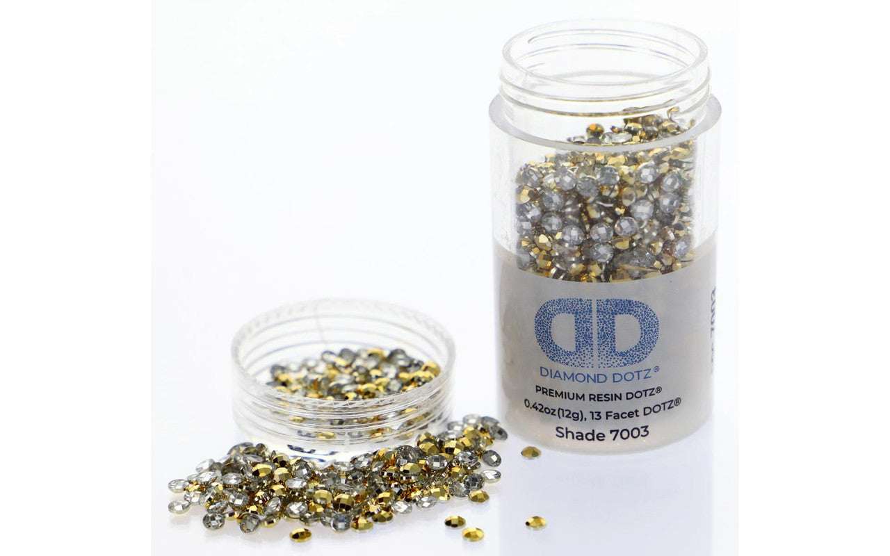 Diamond Dotz Freestyle Gems 2,8 mm 12 g metallic rijk goud 7003
