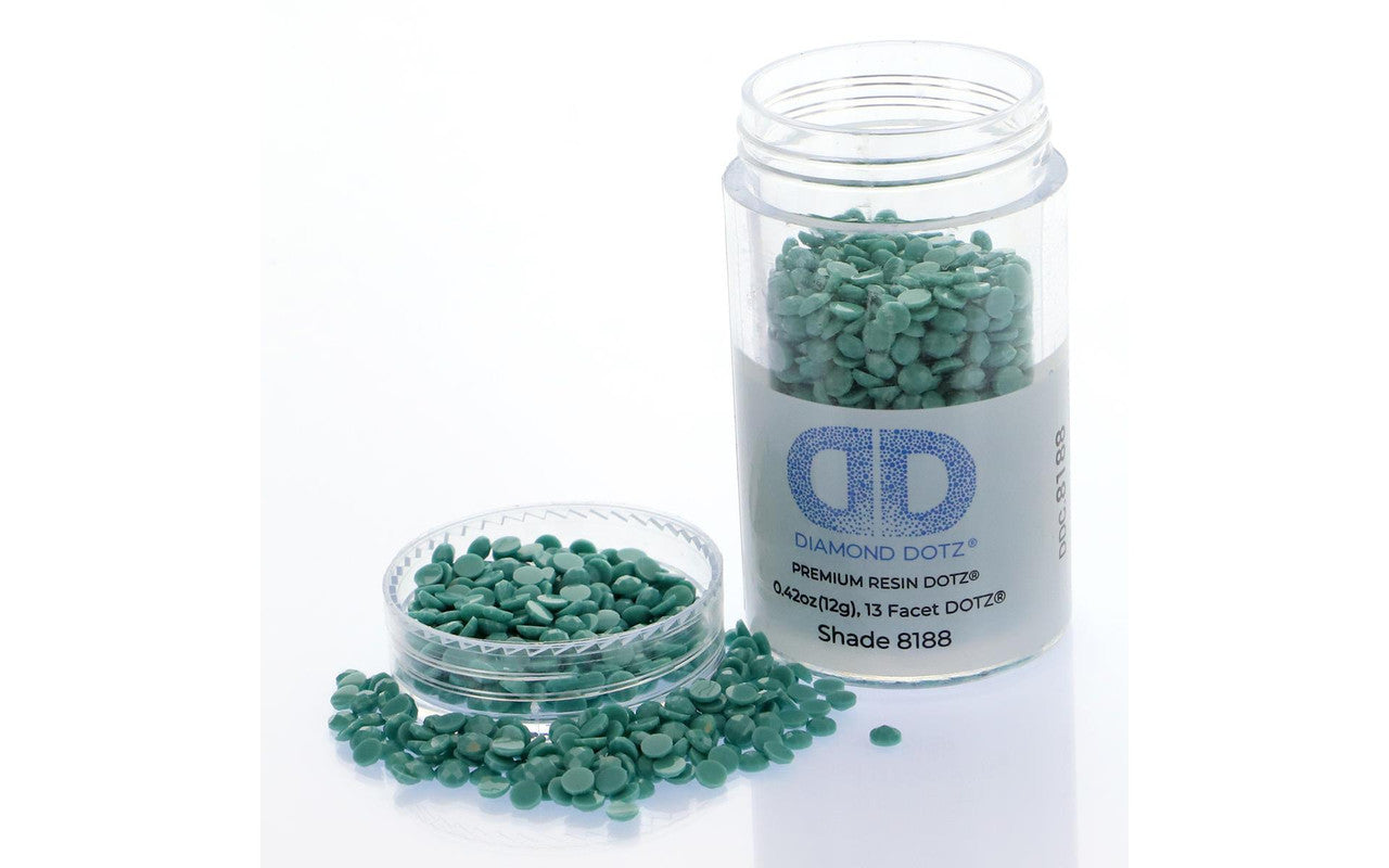 Gemas de estilo libre Diamond Dotz 2,8 mm 12 g Jade claro 8188
