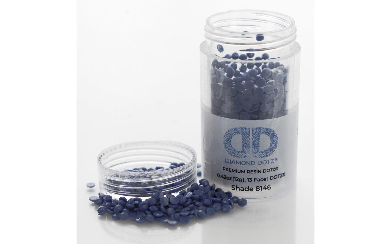 Diamond Dotz Freestyle Gems 2,8 mm 12 g donkerblauw grijs 8146