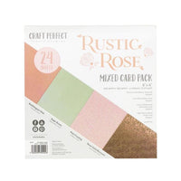 Tonic Craft Perfect Rustic Rose Paquete de tarjetas mixtas de 6 x 6