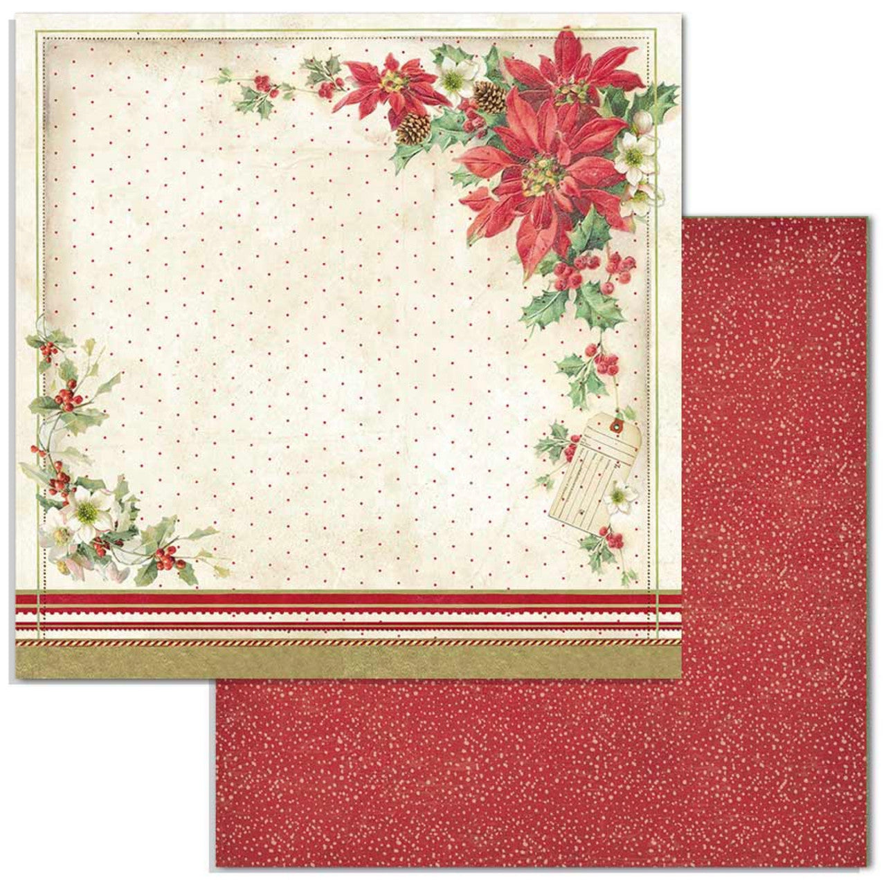 Stamperia Classic Christmas 12” x 12” Paper Pack