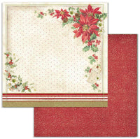 Paquete de papel Stamperia Classic Christmas de 12" x 12"