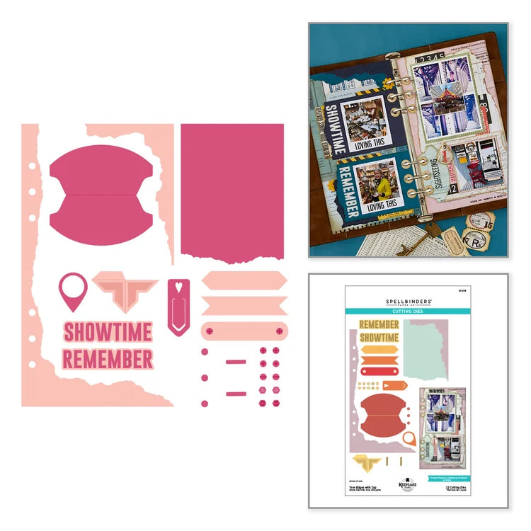 Keepsake Studio Torn Edges with Tag Etched Dies by Esther Glas