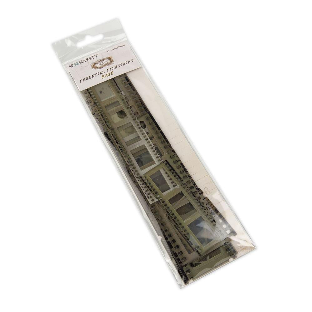 49 & Market Vintage Bits Essential Filmstrips - Sage