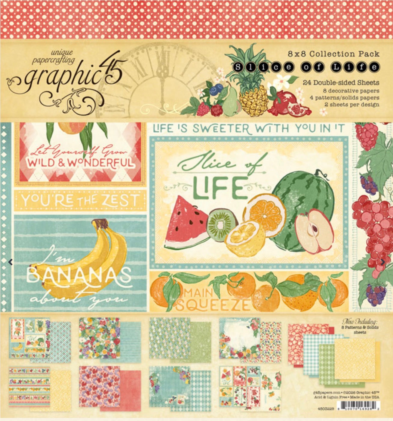 Graphic 45 Slice of Life Card Kit